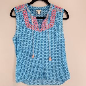 J. Crew Factory Boho Top